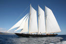 Schooner Atlantic sailing...